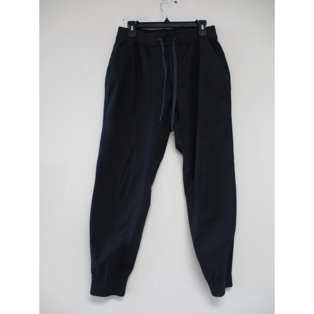 Lululemon ABC Jogger Men L Black Warpstreme Relaxed Fit Utility Pockets 25438